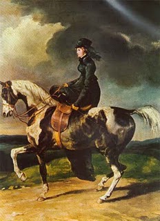 Alexandra on horseback, Géricault